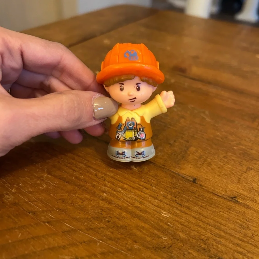 Fisher Price Little People construction worker as is